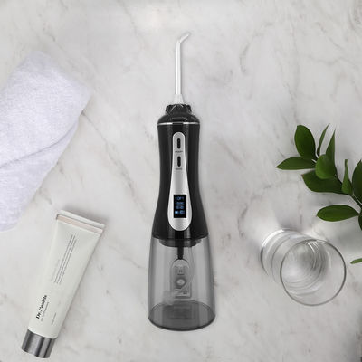 Leakproof Cordless Select Black Water Flosser Waterproof 30-150PSI